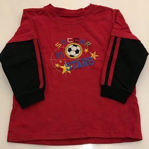 Soccer Star Toddler Top - size 3T